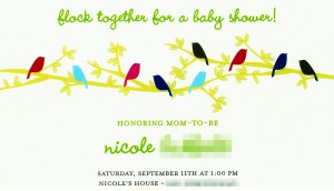 Shower Invite from Tiny Prints