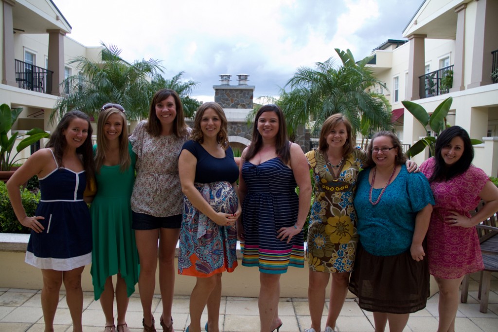 Bloggers at Katy's shower