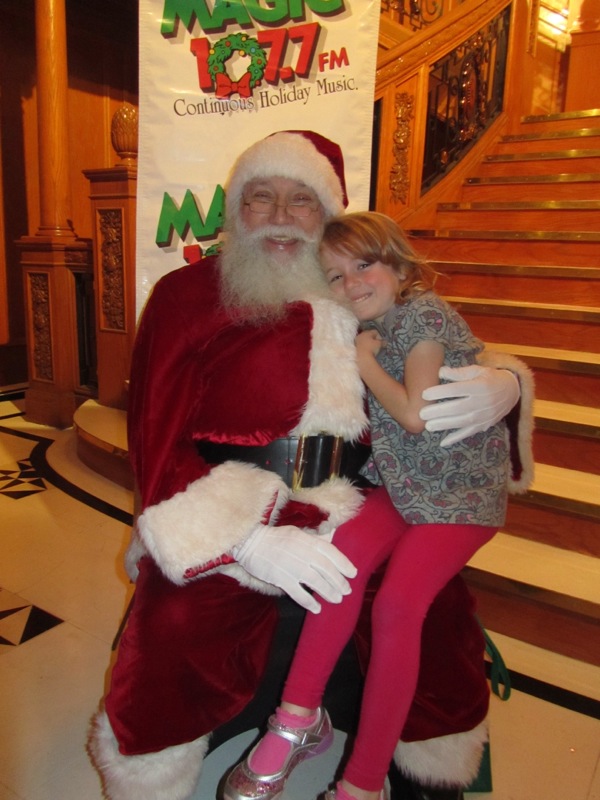 E and Santa, Titanic, Dec 2012