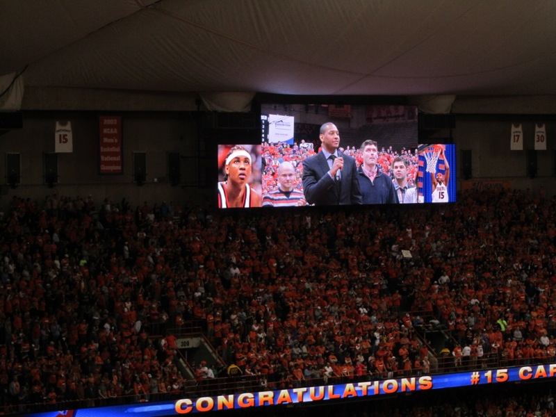 Syracuse-Georgetown, Carrier Dome